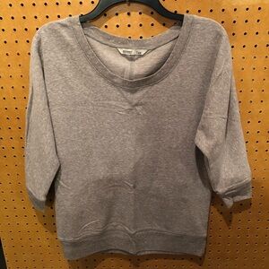 Old Navy Tan Quarter Sleeve Sweatshirt